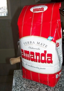 A kilo package of Amanda brand mate.